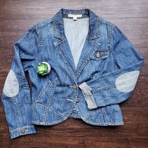 Tommy Hilfiger Jean Jacket Elbow Patch Design